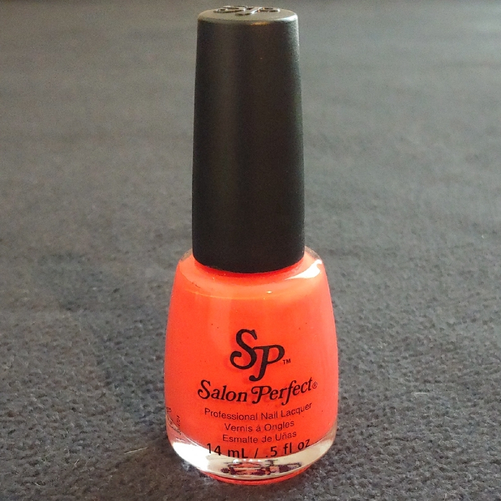Salon Perfect Neon Orange Nail Polish